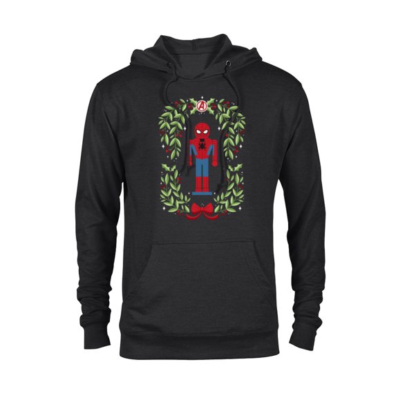 Marvel Holiday Christmas Avengers Spider-Man Nutcracker - Pullover Hoodie for Adults - Customized-Black