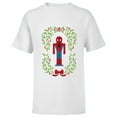 thumbnail image 1 of Marvel Holiday Christmas Avengers Spider-Man Nutcracker - Short Sleeve T-Shirt for Kids - Customized-White, 1 of 5