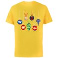 thumbnail image 1 of Marvel Holiday Christmas Avengers Team Festive Ornaments - Short Sleeve Cotton T-Shirt for Adults - Customized-Yellow, 1 of 5