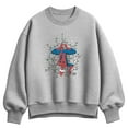 thumbnail image 1 of Marvel - Holiday Lights Spider Man  - Ladies Oversized Fleece Crew Sweatshirt, 1 of 3