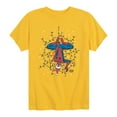 thumbnail image 1 of Marvel - Holiday Lights Spider Man - Youth Short Sleeve Graphic T-Shirt, 1 of 4