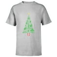 thumbnail image 1 of Marvel Holiday Super Heroes Christmas Tree - Short Sleeve T-Shirt for Kids - Customized-Athletic Heather, 1 of 5