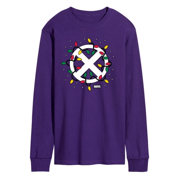 Marvel - Holiday Xmen Logo - Men's Long Sleeve Graphic T-Shirt