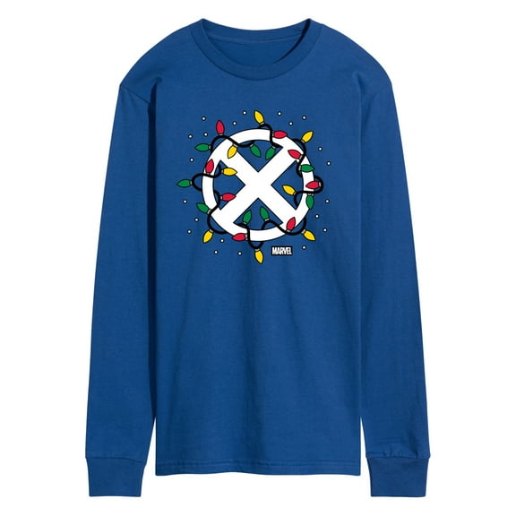 Marvel - Holiday Xmen Logo - Men's Long Sleeve Graphic T-Shirt