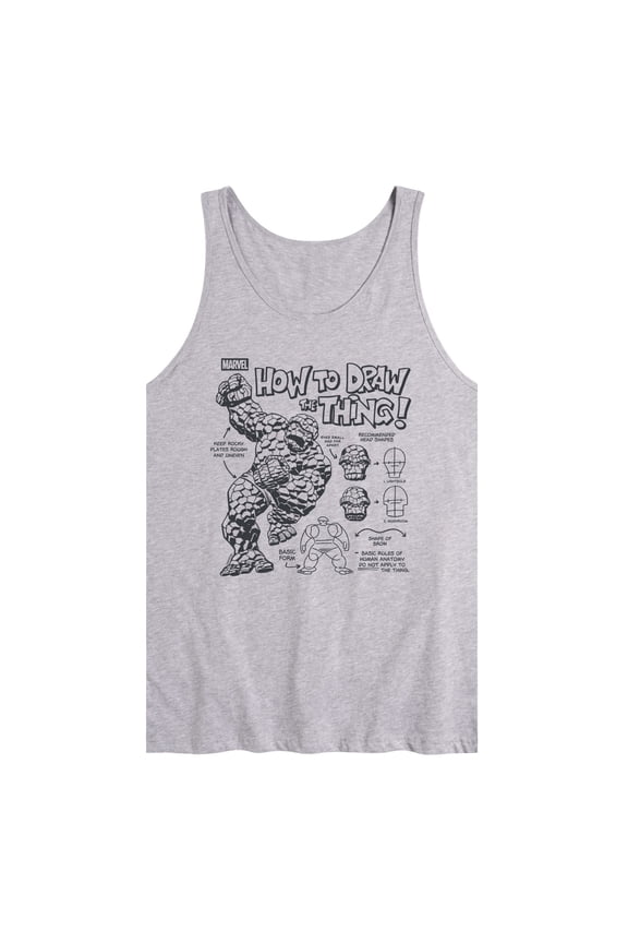 - How To Draw The Thing - Men's Tank Top