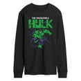 thumbnail image 1 of Marvel Hulk - 8 Bit Pixelated - Men's Long Sleeve Graphic T-Shirt, 1 of 5