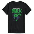 thumbnail image 1 of Marvel Hulk - 8 Bit Pixelated - Men's Short Sleeve Graphic T-Shirt, 1 of 5