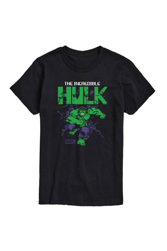 Hulk - 8 Bit Pixelated - Men's Short Sleeve Graphic T-Shirt