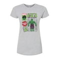 thumbnail image 1 of Marvel Hulk - Action Figure - Juniors Fitted Graphic T-Shirt, 1 of 5