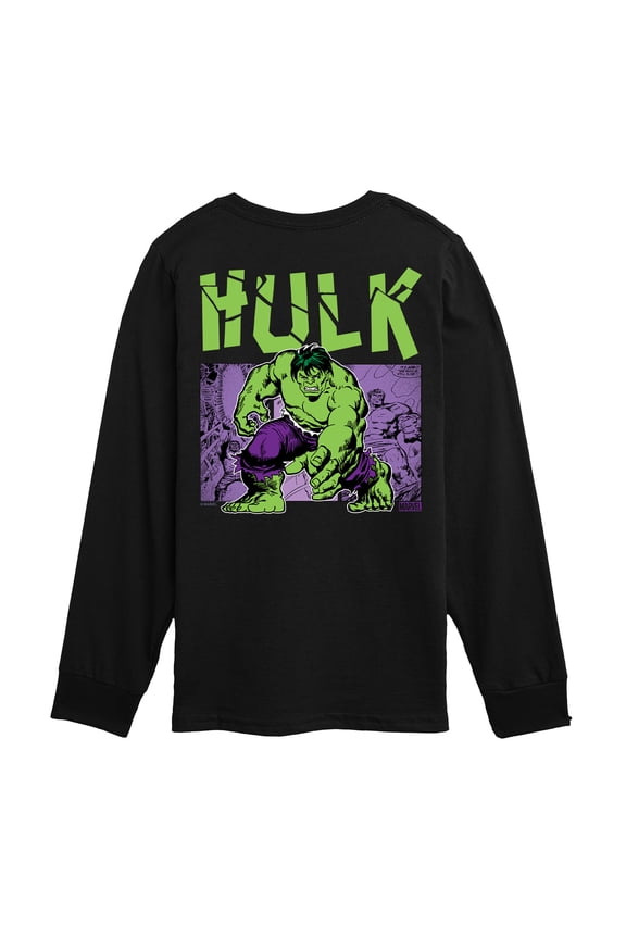 Hulk - Avenger Comic - Toddler And Youth Long Sleeve Graphic T-Shirt