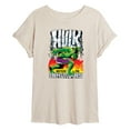 thumbnail image 1 of Marvel Hulk - Battles The Inhumans - Women's Oversized Graphic T-Shirt, 1 of 5