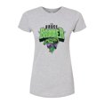 thumbnail image 1 of Marvel Hulk - Bruce Banner - Juniors Fitted Graphic T-Shirt, 1 of 5