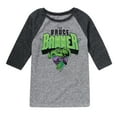 thumbnail image 1 of Marvel Hulk - Bruce Banner - Toddler And Youth Raglan, 1 of 5