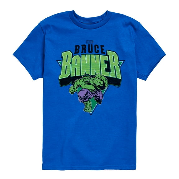 Marvel Hulk - Bruce Banner - Toddler And Youth Short Sleeve Graphic T-Shirt
