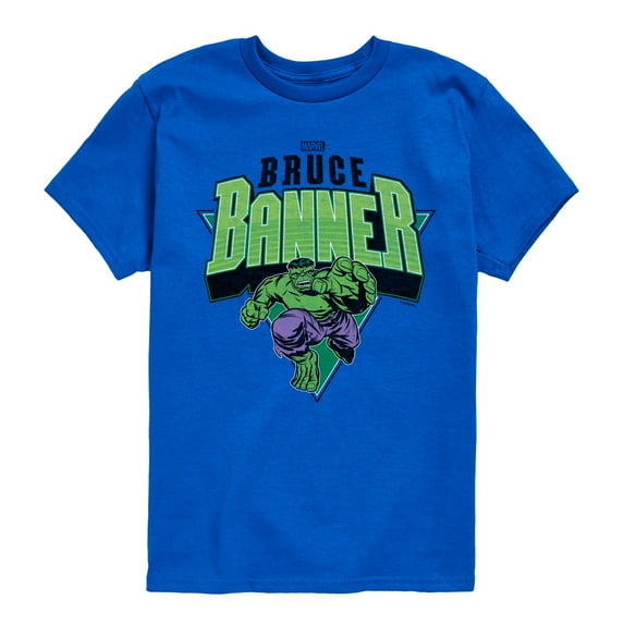 Marvel Hulk - Bruce Banner - Toddler And Youth Short Sleeve Graphic T-Shirt