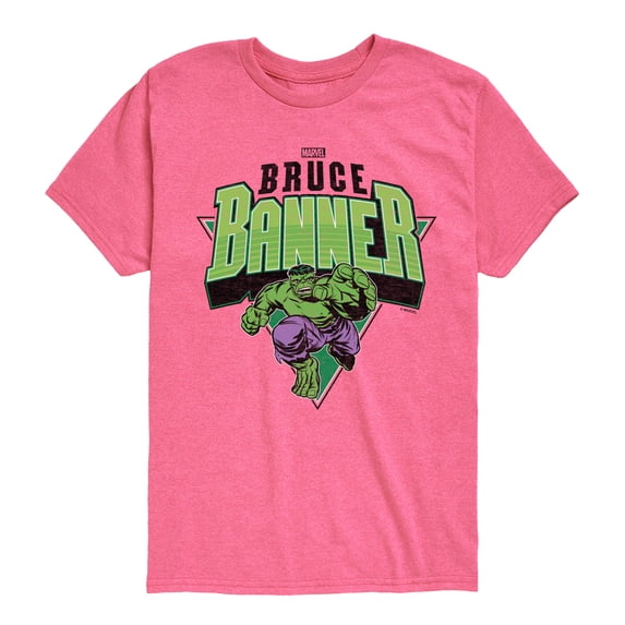 Marvel Hulk - Bruce Banner - Toddler And Youth Short Sleeve Graphic T-Shirt