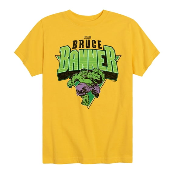 Marvel Hulk - Bruce Banner - Toddler And Youth Short Sleeve Graphic T-Shirt