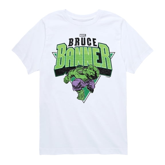 Marvel Hulk - Bruce Banner - Toddler And Youth Short Sleeve Graphic T-Shirt