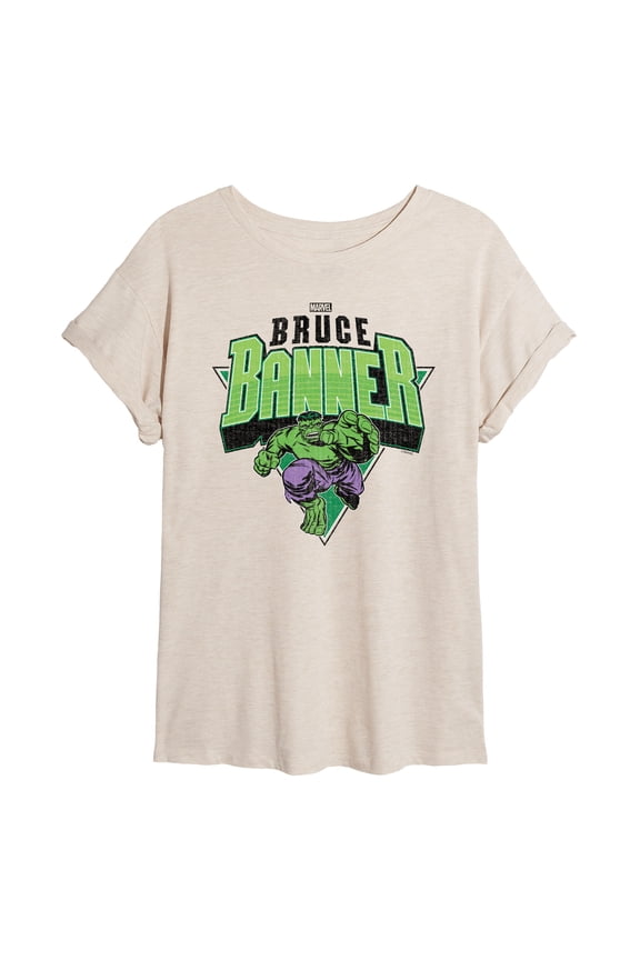 Hulk - Bruce Banner - Women's Oversized Graphic T-Shirt