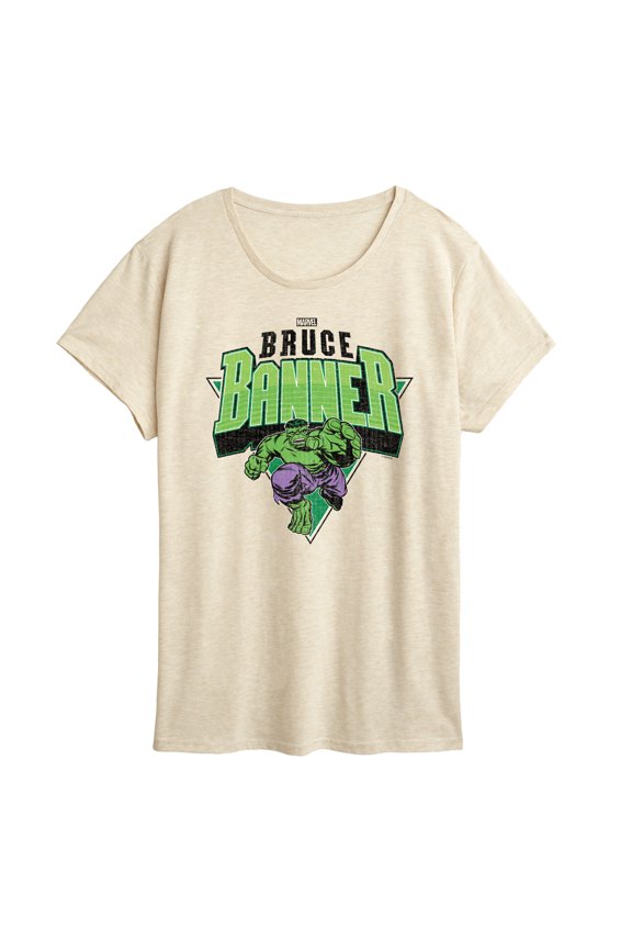 Hulk - Bruce Banner - Women's Short Sleeve Graphic T-Shirt