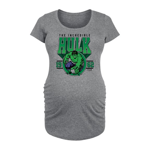 Marvel Hulk - Collegiate - Maternity Scoop Neck Graphic T-Shirt