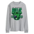 thumbnail image 1 of Marvel Hulk - Collegiate - Men's Long Sleeve Graphic T-Shirt, 1 of 5