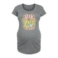 thumbnail image 1 of Marvel Hulk - Floral - Maternity Scoop Neck Graphic T-Shirt, 1 of 5