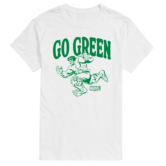 Marvel Hulk - Go Green - Men's Short Sleeve Graphic T-Shirt