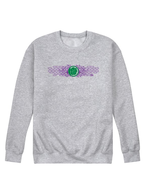 - Hulk Horizontal Men's Graphic Fleece Sweatshirt