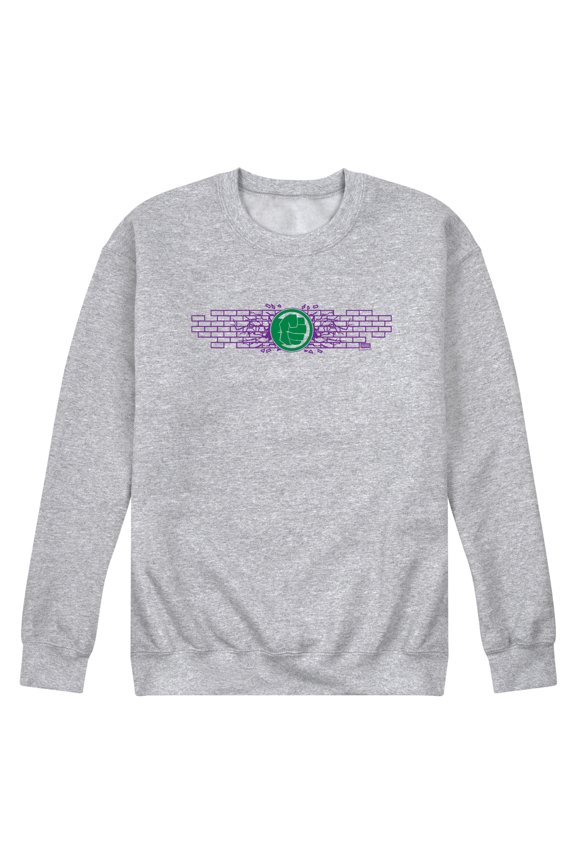 - Hulk Horizontal - Men's Crew Fleece Sweatshirt