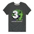 thumbnail image 1 of Marvel Hulk - Incredible Birthday 3 - Toddler And Youth Short Sleeve Graphic T-Shirt, 1 of 5