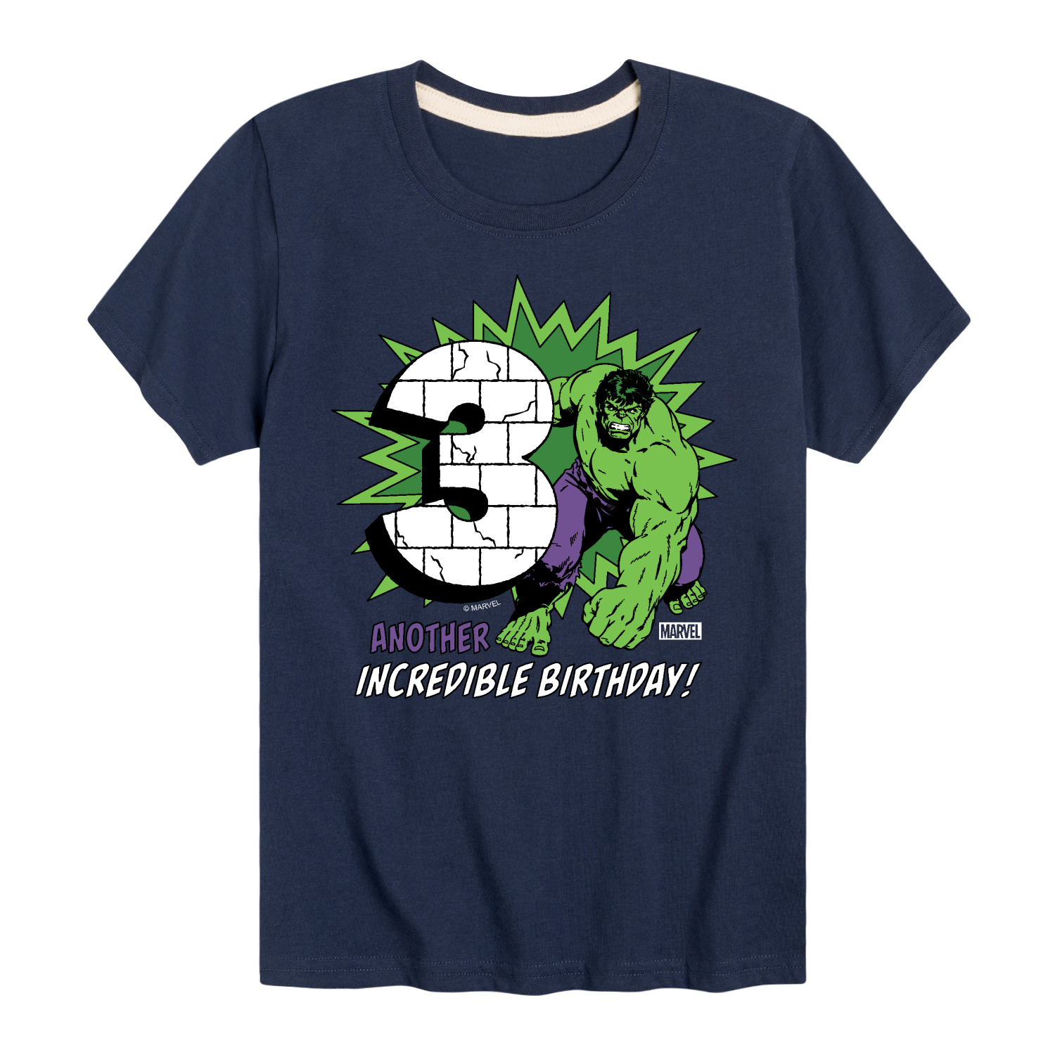 T-Shirt Uomo Marvel Hulk – Anello Di Fuoco, Vestibilità Ampia, Girocollo, Taglia XXL, Cotone E Poliestere, Stampata In USA