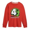 thumbnail image 1 of Marvel Hulk - Incredible Birthday 4 - Toddler And Youth Long Sleeve Graphic T-Shirt, 1 of 5