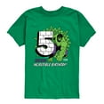 thumbnail image 1 of Marvel Hulk - Incredible Birthday 5 - Toddler And Youth Short Sleeve Graphic T-Shirt, 1 of 5