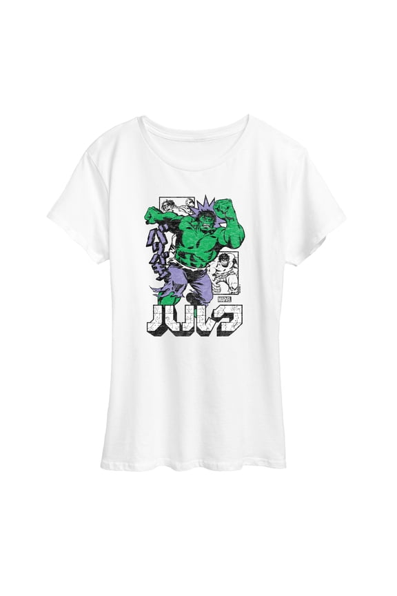 Hulk - Katakana - Women's Short Sleeve Graphic T-Shirt