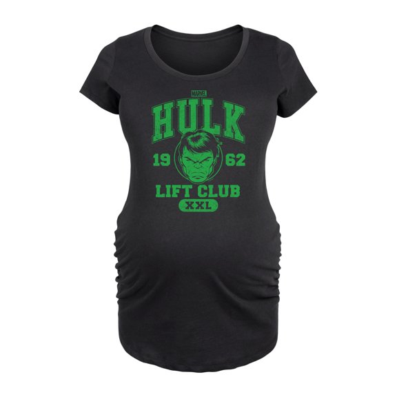 Marvel Hulk - Lift Club - Maternity Scoop Neck Graphic T-Shirt