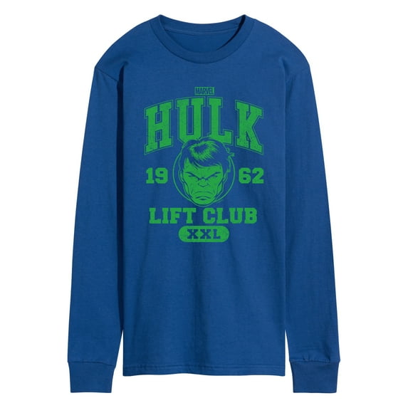 Marvel Hulk - Lift Club - Men's Long Sleeve Graphic T-Shirt
