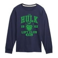 thumbnail image 1 of Marvel Hulk - Lift Club - Toddler And Youth Long Sleeve Graphic T-Shirt, 1 of 5