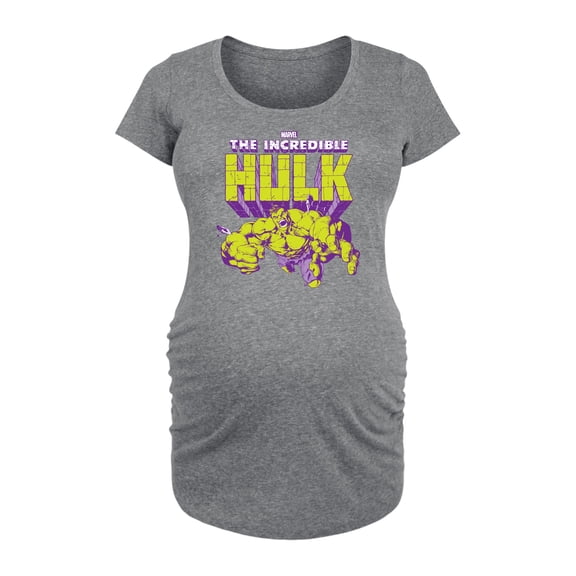 Marvel Hulk - Logo Pose - Maternity Scoop Neck Graphic T-Shirt