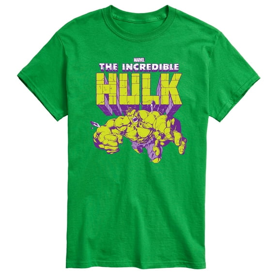 Marvel Hulk - Logo Pose - Men's Short Sleeve Graphic T-Shirt
