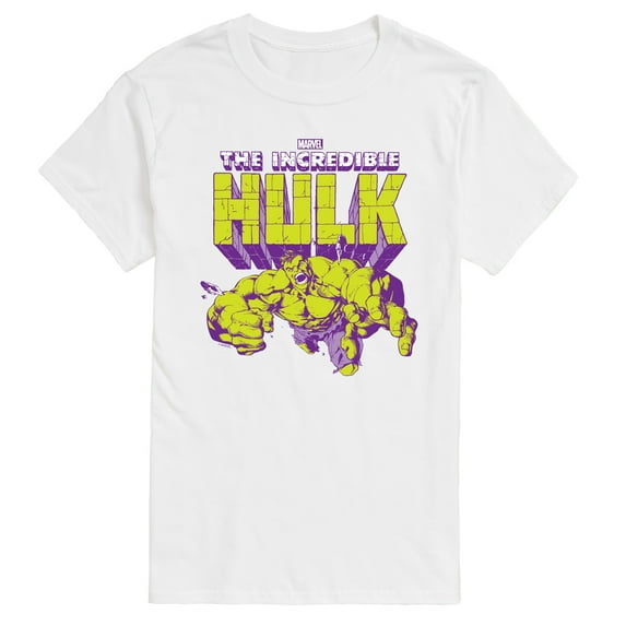 Marvel Hulk - Logo Pose - Men's Short Sleeve Graphic T-Shirt