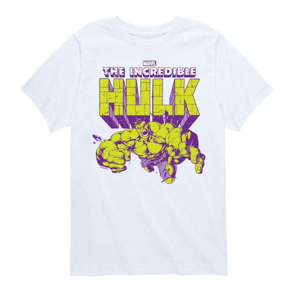Marvel Hulk - Logo Pose - Toddler And Youth Short Sleeve Graphic T-Shirt