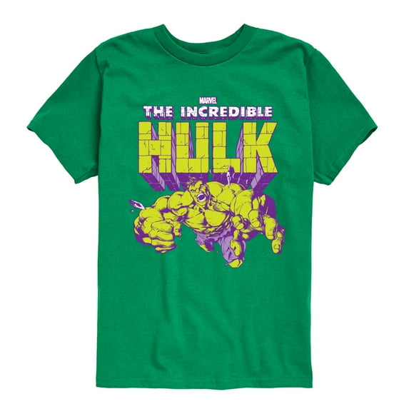 Marvel Hulk - Logo Pose - Toddler And Youth Short Sleeve Graphic T-Shirt