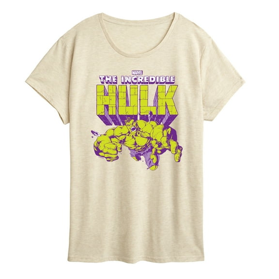 Marvel Hulk - Logo Pose - Women's Short Sleeve Graphic T-Shirt