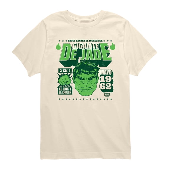 Marvel - Hulk Lucha Boys' Short Sleeve Graphic T-Shirt