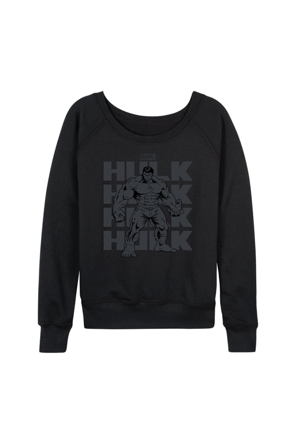 Hulk - Monochrome - Women's French Terry Pullover Sweatshirt