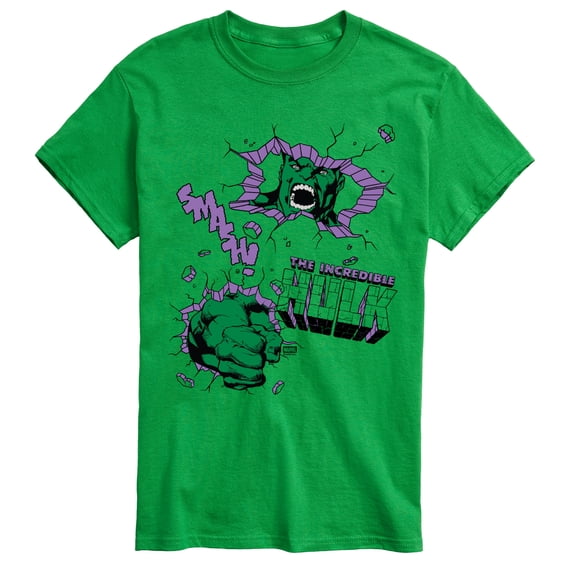 Marvel - Hulk Punch Wall - Men's Short Sleeve Graphic T-Shirt