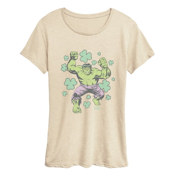 Marvel - Hulk Shamrocks - Women's Short Sleeve Graphic T-Shirt