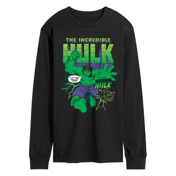 Marvel Hulk - Smash All Of Them - Men's Long Sleeve Graphic T-Shirt