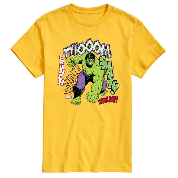 Marvel Hulk - Smash Crunch - Men's Short Sleeve Graphic T-Shirt